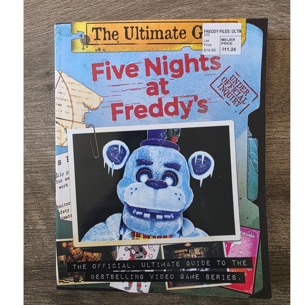 Five Nights at Freddys The Ultimate Guide Scott Cawthon Scholastic Book 2021